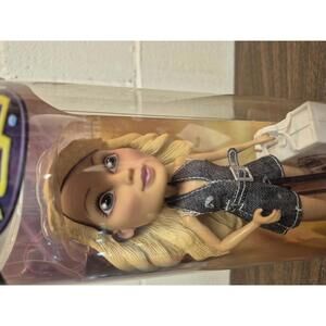 Fad Fashion Attitude Blonde Doll in Denim Romper